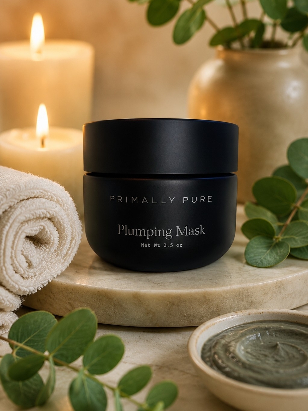 Primally Pure Plumping Mask 3.5 Oz  New